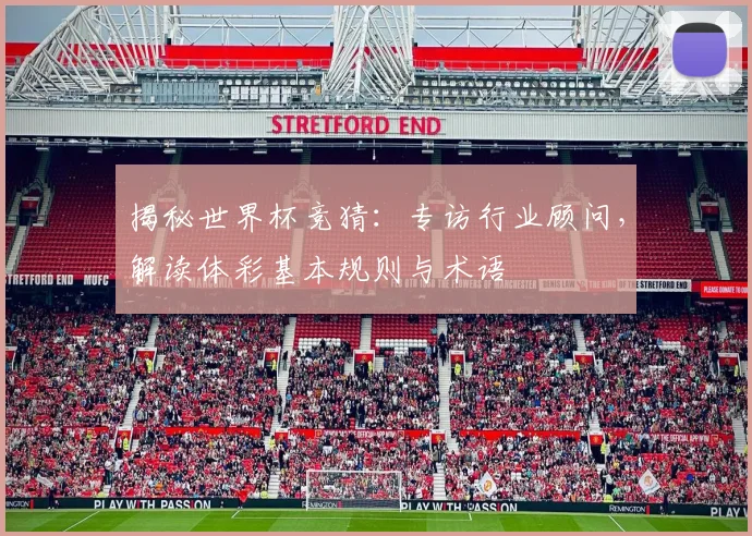 揭秘世界杯竞猜:专访行业顾问,解读体彩基本规则与术语